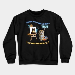 Art Cat Crewneck Sweatshirt